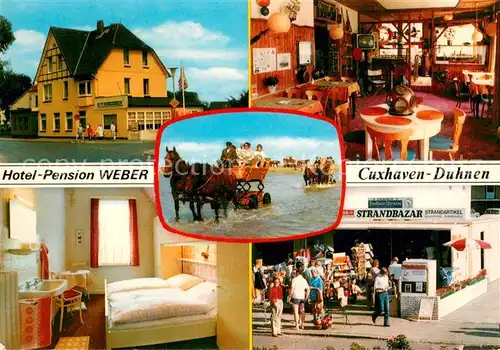 AK / Ansichtskarte Cuxhaven_Duhnen_Nordseebad Hotel Pension Weber Cuxhaven_Duhnen