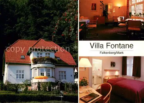 AK / Ansichtskarte Falkenberg_Elster Hotel Villa Fontane Falkenberg_Elster