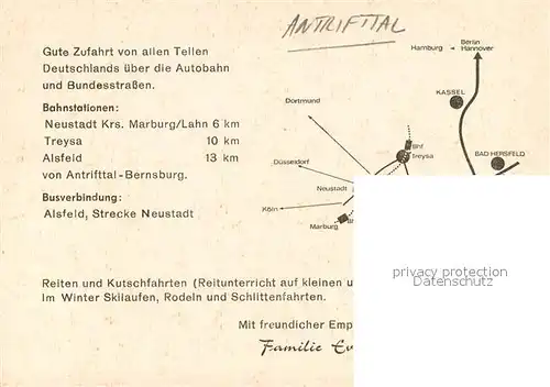 AK / Ansichtskarte Antrifttal Pferdewagen Antrifttal