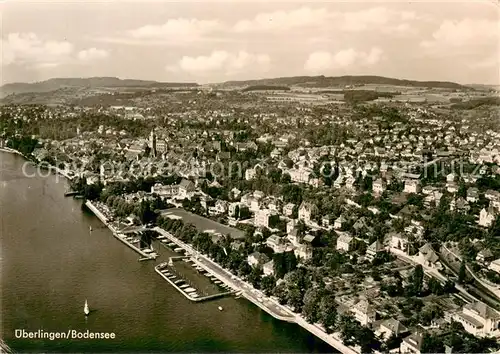 AK / Ansichtskarte ueberlingen_Bodensee Fliegeraufnahme ueberlingen Bodensee