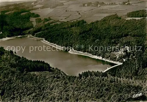 AK / Ansichtskarte Dahlerbrueck Fliegeraufnahme Cafe Restaurant Gloertalsperre im Volmetal Dahlerbrueck