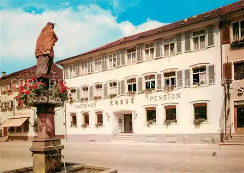 AK / Ansichtskarte Wolfach Hotel Gasthaus Zum Kreuz Wolfach