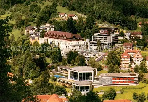 AK / Ansichtskarte Wildbad_Schwarzwald Fliegeraufnahme Kurklinik Wildbad_Schwarzwald