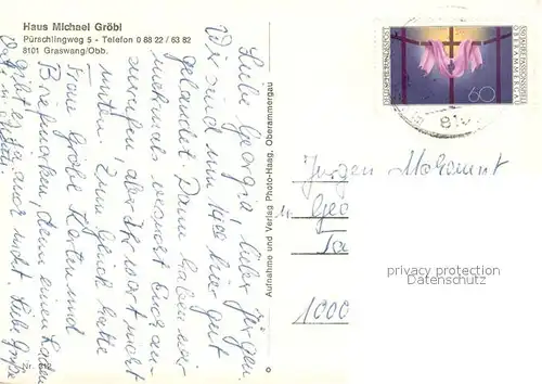 AK / Ansichtskarte Graswang Haus Michael Groebl Graswang