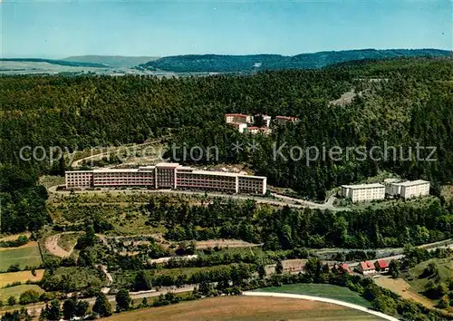 AK / Ansichtskarte Schwabthal Fliegeraufnahme Sanatorium Lautergrund Schwabthal