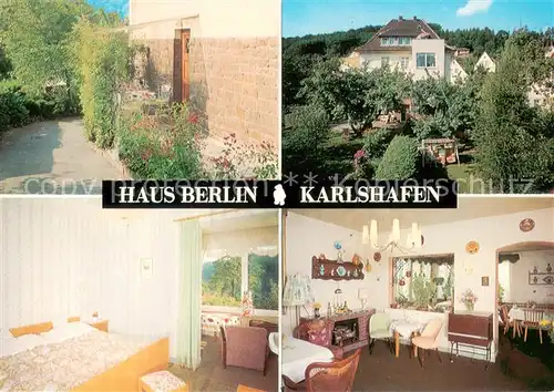 AK / Ansichtskarte Karlshafen_Bad Pension Haus Berlin Karlshafen_Bad