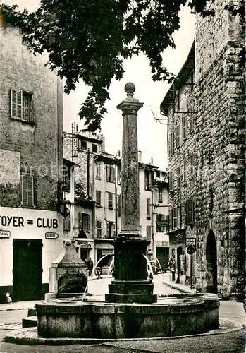 AK / Ansichtskarte Vence la Jolie Basse fontaine du XVe siecle Vence la Jolie