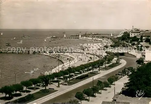AK / Ansichtskarte Arcachon_33 La plage et les Boulevards Promenade 