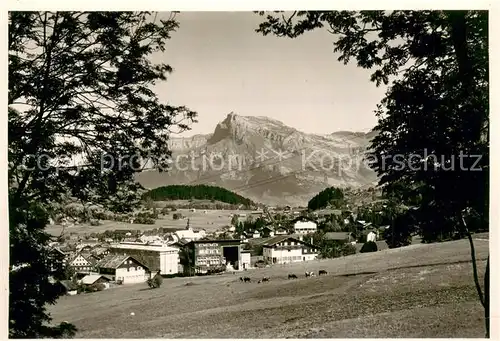 AK / Ansichtskarte Megeve et l Aiguille de Varan Megeve