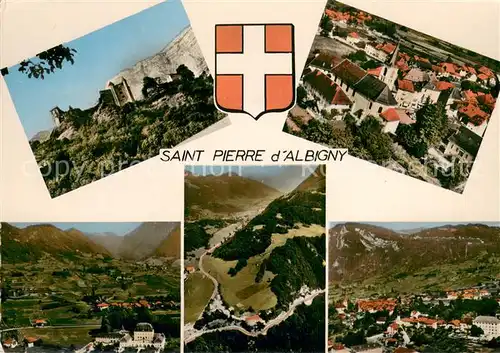 AK / Ansichtskarte Saint Pierre d_Albigny Vues d ensemble Alpes vue aerienne Saint Pierre d Albigny