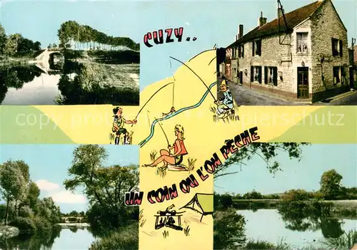 AK / Ansichtskarte Cuzy Un coin où l on peche Cuzy