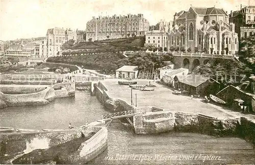 AK / Ansichtskarte Biarritz_Pyrenees_Atlantiques Saint Eugenie LHotel d Angleterre Biarritz_Pyrenees