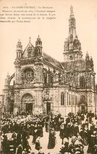 AK / Ansichtskarte Sainte Anne d_Auray la Basilique Sainte Anne d Auray