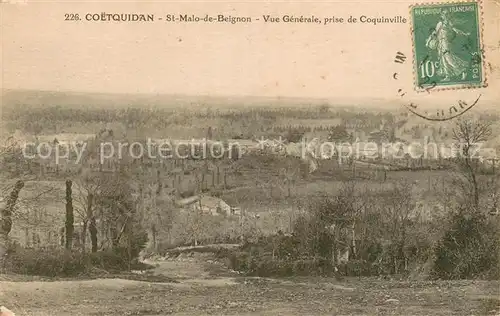 AK / Ansichtskarte Coetquidan saint malo de Beignon Vue generale prise de Coquinville Coetquidan