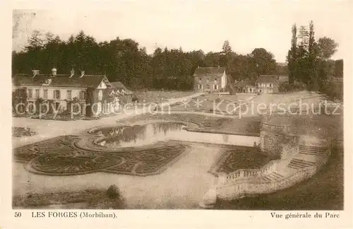 AK / Ansichtskarte Les_Forges_Morbihan Vue generale du Parc Les_Forges_Morbihan