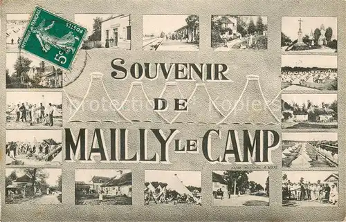 AK / Ansichtskarte Mailly le Camp Vue d ensemble Mailly le Camp