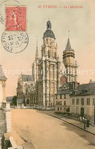 AK / Ansichtskarte Evreux La Cathedrale Evreux