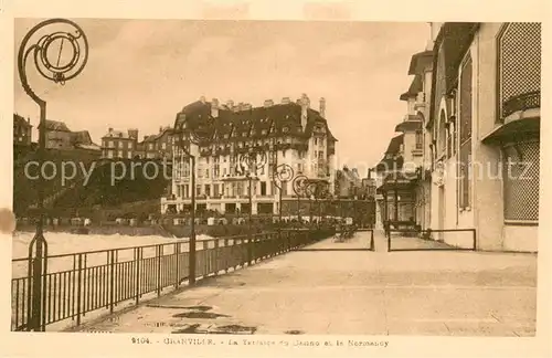 AK / Ansichtskarte Granville_Manche La Terrasse Casino et le Normandy Granville_Manche