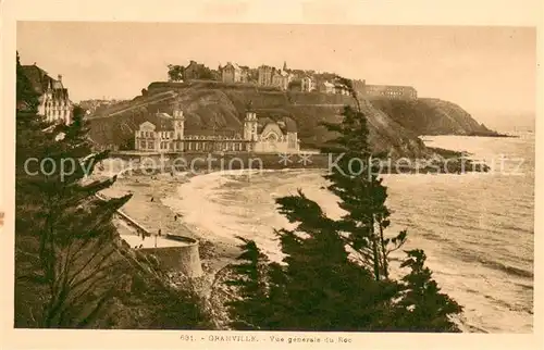 AK / Ansichtskarte Granville_Manche Vue generale du Roc Granville_Manche