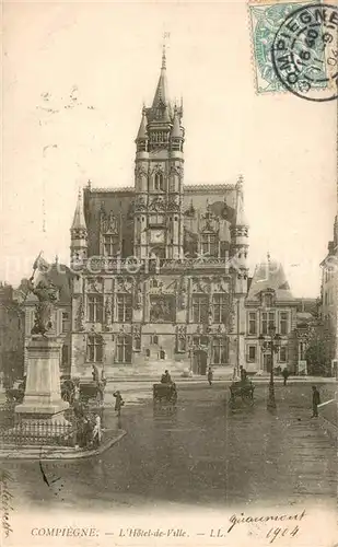 AK / Ansichtskarte Compiegne_60 Hotel de Ville 