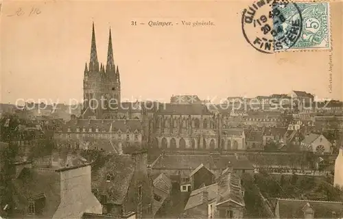 AK / Ansichtskarte Quimper Vue generale Quimper