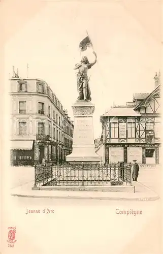 AK / Ansichtskarte Compiegne_60 Statue Jeanne d Arc 