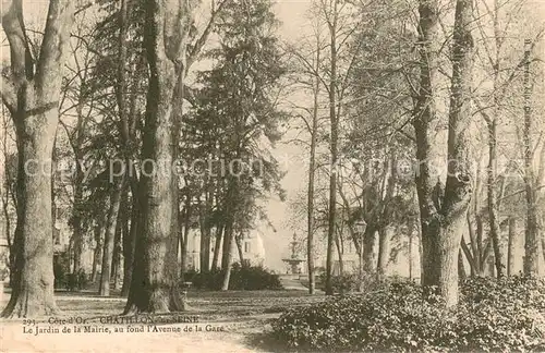 AK / Ansichtskarte Chatillon sur Seine Le Jardin de la Mairie au fond lAvenue de la Gare Chatillon sur Seine