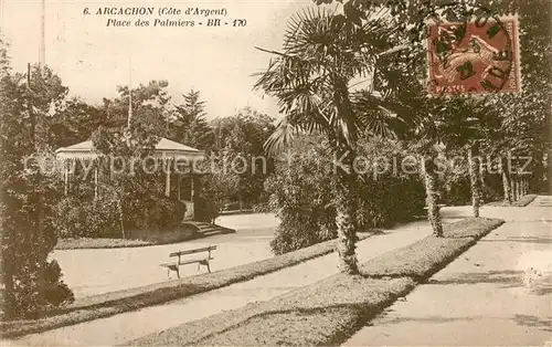 AK / Ansichtskarte Arcachon_33 Place des Palmiers 