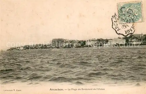 AK / Ansichtskarte Arcachon_33 La Plage du Boulevard de l Ocean 