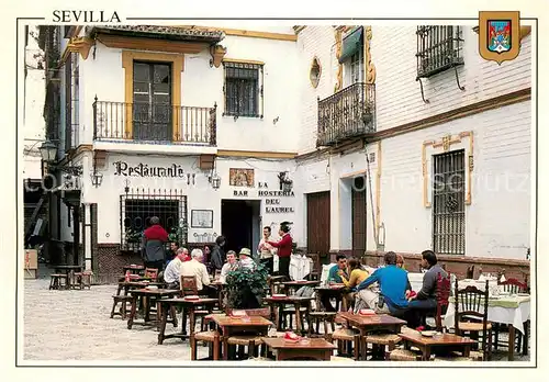 AK / Ansichtskarte Sevilla_Andalucia Restaurante Bar La Hosteria del Laurel Sevilla_Andalucia