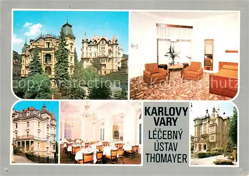 AK / Ansichtskarte Karlovy_Vary_Karlsbad Lecebny ustav Thomayer Details 