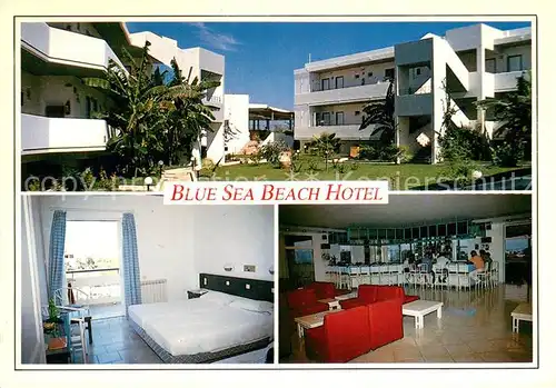 AK / Ansichtskarte Kos_Cos Blue Sea Beach Hotel Gaestezimmer Bar Kos_Cos