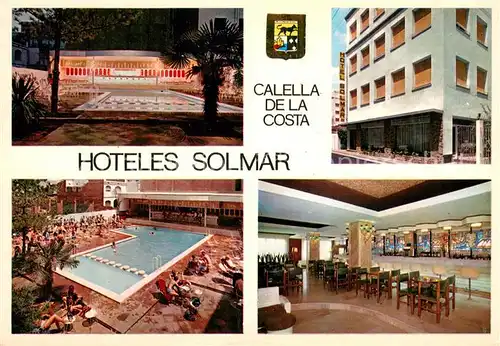 AK / Ansichtskarte Calella_de_Mar Hoteles Solmar Pool Bar Calella_de_Mar