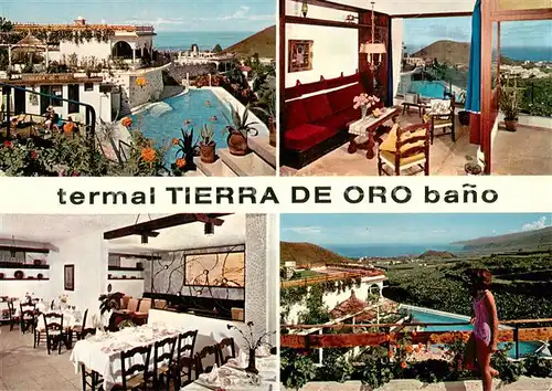 AK / Ansichtskarte Los_Realejos Thermal Tierra de Oro banl Pool Gastraum Panorama Los_Realejos