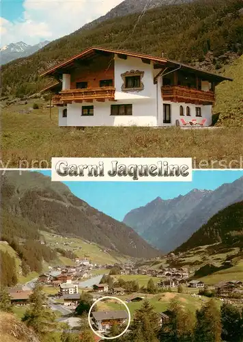 AK / Ansichtskarte Soelden_oetztal Garni Jaqueline Panorama Soelden oetztal