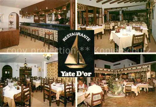 AK / Ansichtskarte Cala_d_Or Restaurante Yate Dor Bar Gastraeume Cala_d_Or