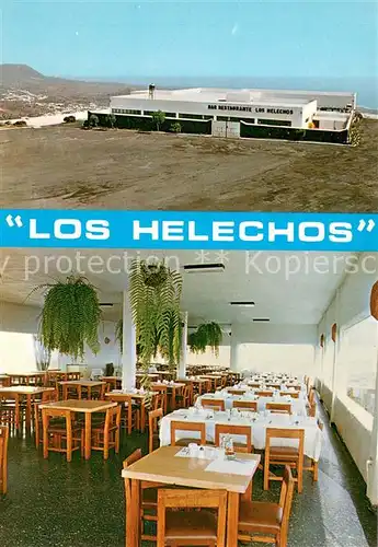 AK / Ansichtskarte Haria Bar Restaurante Los Helechos Speisesaal Haria