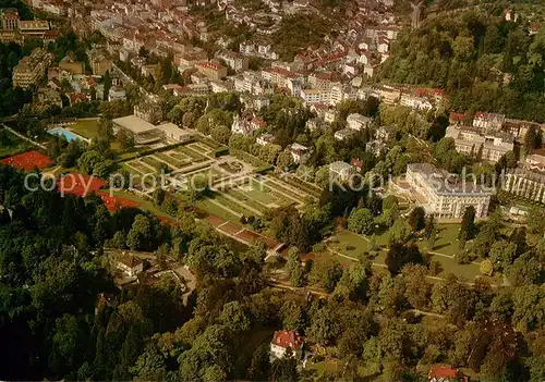 AK / Ansichtskarte Baden Baden Fliegeraufnahme Hotel Bellevue Kongresshaus  Baden Baden