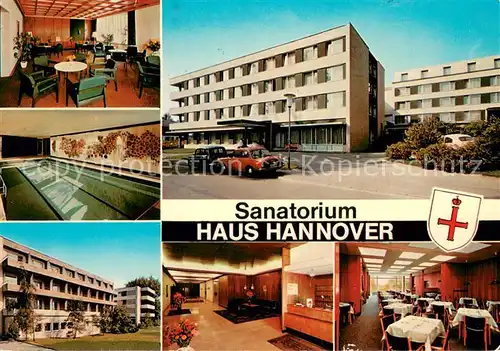 AK / Ansichtskarte Bad_Pyrmont Sanatorium Haus Hannover Bad_Pyrmont