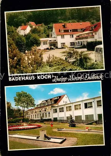 AK / Ansichtskarte Endbach_Gladenbach Badehaus Koch Minigolf Endbach_Gladenbach