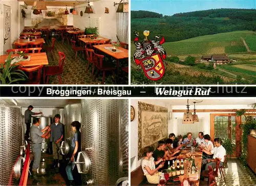 AK / Ansichtskarte Broggingen Herbolzheim Weingut Ruf Broggingen