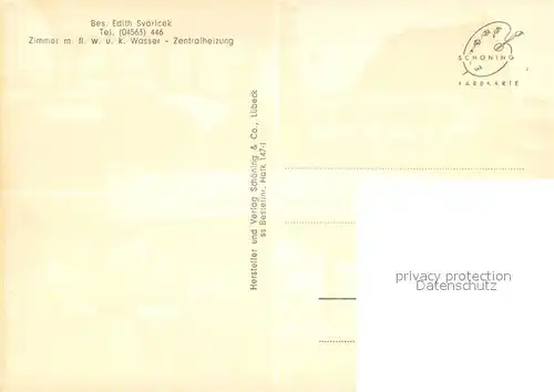 AK / Ansichtskarte Haffkrug_Ostseebad Haus am Meer Pension Haffkrug_Ostseebad