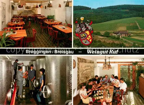 AK / Ansichtskarte Broggingen Weingut Ruf Broggingen