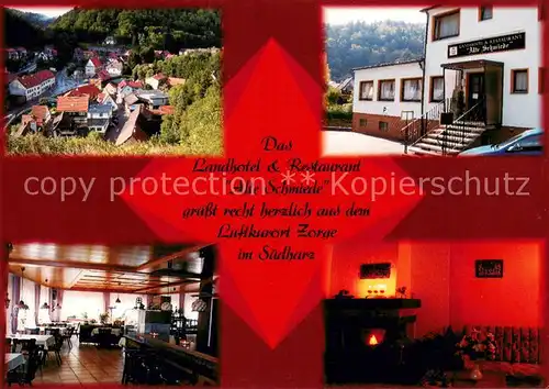 AK / Ansichtskarte Zorge Landhotel Restaurant Alte Schmiede Zorge