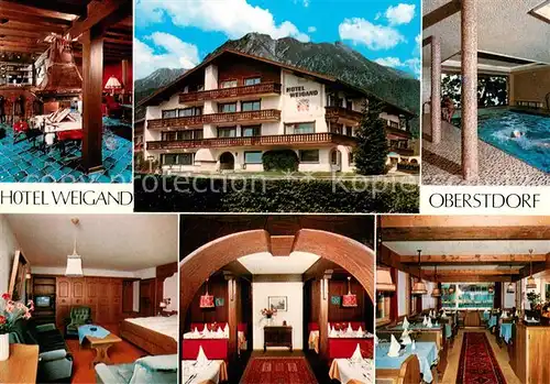 AK / Ansichtskarte Oberstdorf Hotel Weigand Oberstdorf