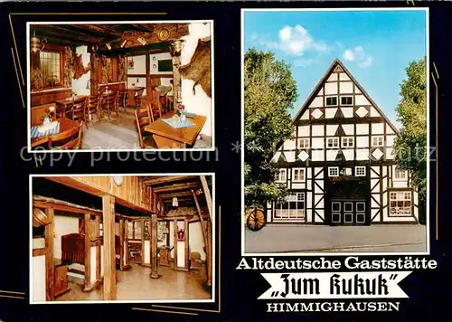 AK / Ansichtskarte Himmighausen Altdeutsche Gaststaette zum Kukuk Himmighausen
