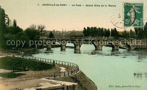 AK / Ansichtskarte Joinville le Pont Pont Grand Bras de la Marne Joinville le Pont