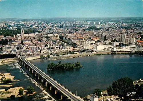 AK / Ansichtskarte Nevers_58 Vue aerienne Pont sur la Loire 