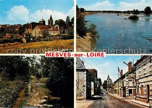 AK / Ansichtskarte Mesves sur Loire Vues d ensemble aux bords de la Loire Mesves sur Loire