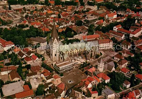 AK / Ansichtskarte Paderborn Rund um den Dom Fliegeraufnahme Paderborn